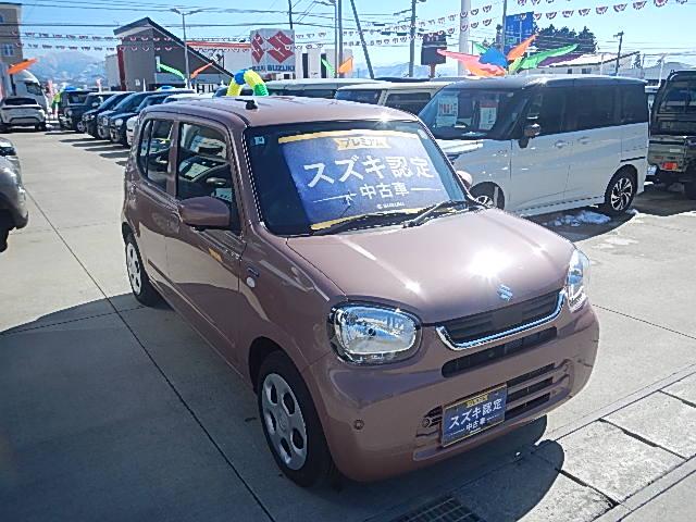 アルト ＨＹＢＲＩＤ　Ｓ　３型　４ＷＤ　全方位カメラ　オーディオレス　スズキコネクト通信機　バックカメラ　オートライト　シートヒーター　スズキセーフティーサポート　４ＷＤ　衝突被害軽減システム　アイドリングストップ　横滑り防止機能（5枚目）