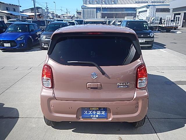 アルト ＨＹＢＲＩＤ　Ｓ　３型　４ＷＤ　全方位カメラ　オーディオレス　スズキコネクト通信機　バックカメラ　オートライト　シートヒーター　スズキセーフティーサポート　４ＷＤ　衝突被害軽減システム　アイドリングストップ　横滑り防止機能（9枚目）