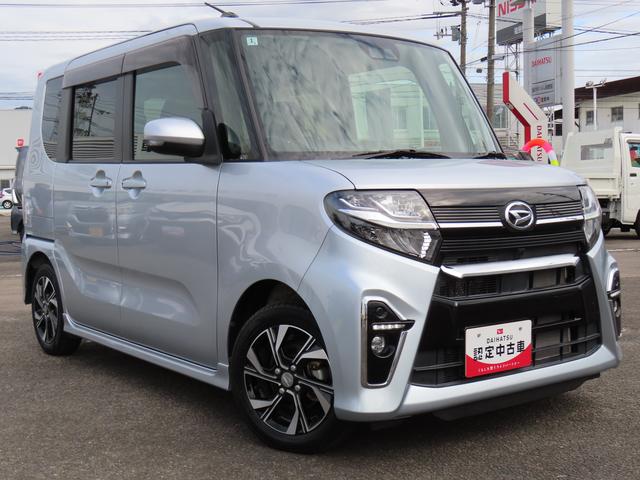タント カスタムＸ　２ＷＤ　ＣＶＴ　６６０ｃｃ　両側電動スライドドア　衝突被害軽減ブレーキ　横滑り防止装置　ＡＢＳ　アイドリングストップ　プッシュボタンスタート　前席シートヒーター　ベンチシート　シートバックテーブル（2枚目）