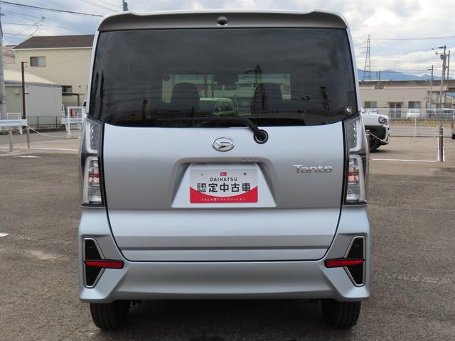 タント カスタムＸ　２ＷＤ　ＣＶＴ　６６０ｃｃ　両側電動スライドドア　衝突被害軽減ブレーキ　横滑り防止装置　ＡＢＳ　アイドリングストップ　プッシュボタンスタート　前席シートヒーター　ベンチシート　シートバックテーブル（5枚目）