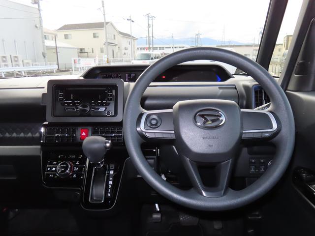 タント カスタムＸ　２ＷＤ　ＣＶＴ　６６０ｃｃ　両側電動スライドドア　衝突被害軽減ブレーキ　横滑り防止装置　ＡＢＳ　アイドリングストップ　プッシュボタンスタート　前席シートヒーター　ベンチシート　シートバックテーブル（14枚目）