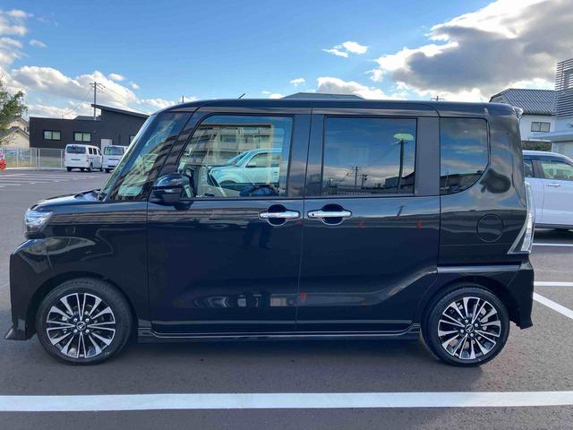 タント カスタムＲＳ　２ＷＤ　ＣＶＴ　６６０ｃｃ　ターボ　ナビ　ドラレコ　全方位モニター　両側電動スライドドア　衝突被害軽減ブレーキ　横滑り防止装置　ＡＢＳ　アイドリングストップ　プッシュボタンスタート（5枚目）