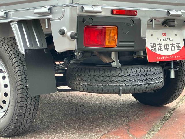 ハイゼットトラック スタンダード　農用スペシャル　４ＷＤ　ＣＶＴ　６６０ｃｃ　衝突被害軽減ブレーキ　横滑り防止装置　ＡＢＳ　運転席・助手席エアバッグ　アイドリングストップ　リヤ４枚リーフスプリング　荷台作業灯　あゆみ板掛テールゲート（13枚目）
