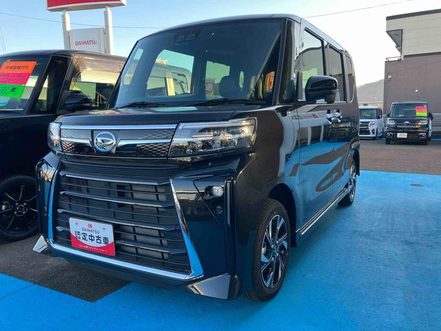 タント カスタムＸ　スマートアシスト搭載　４ＷＤ　ＣＶＴ　６６０ｃｃ　両側電動スライドドア　衝突被害軽減ブレーキ　横滑り防止装置　ＡＢＳ　アイドリングストップ　プッシュボタンスタート　オートエアコン　ベンチシート（2枚目）