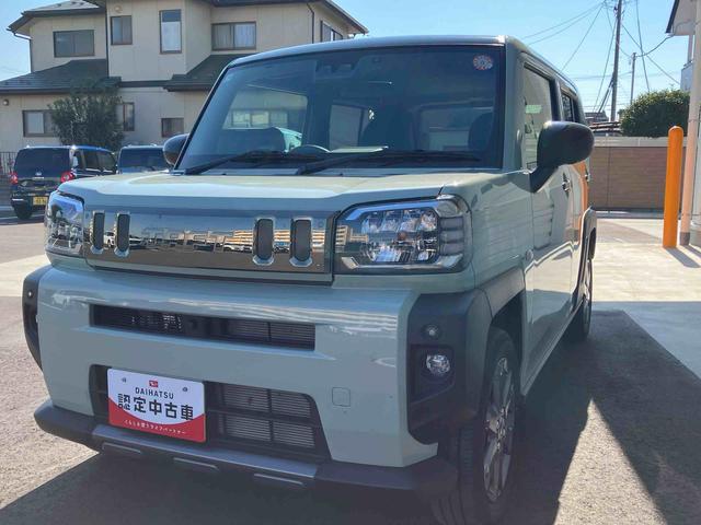 タフト Ｇターボ　ダーククロムベンチャー　２ＷＤ　ＣＶＴ　６６０ｃｃ　ナビ　ドライブレコーダー　全方位モニター　シートヒーター　衝突被害軽減ブレーキ　横滑り防止装置　ＡＢＳ　アイドリングストップ　プッシュボタンスタート　スカイフィールトップ（2枚目）