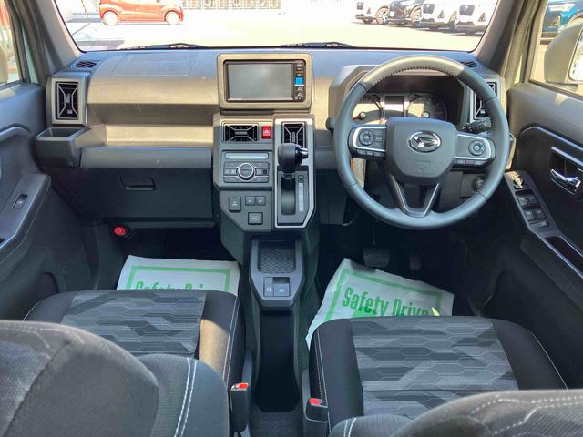 タフト Ｇターボ　ダーククロムベンチャー　２ＷＤ　ＣＶＴ　６６０ｃｃ　ナビ　ドライブレコーダー　全方位モニター　シートヒーター　衝突被害軽減ブレーキ　横滑り防止装置　ＡＢＳ　アイドリングストップ　プッシュボタンスタート　スカイフィールトップ（32枚目）