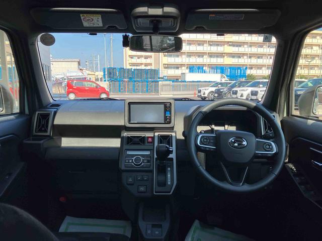 タフト Ｇターボ　ダーククロムベンチャー　２ＷＤ　ＣＶＴ　６６０ｃｃ　ナビ　ドライブレコーダー　全方位モニター　シートヒーター　衝突被害軽減ブレーキ　横滑り防止装置　ＡＢＳ　アイドリングストップ　プッシュボタンスタート　スカイフィールトップ（34枚目）