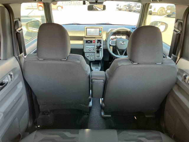 タフト Ｇターボ　ダーククロムベンチャー　２ＷＤ　ＣＶＴ　６６０ｃｃ　ナビ　ドライブレコーダー　全方位モニター　シートヒーター　衝突被害軽減ブレーキ　横滑り防止装置　ＡＢＳ　アイドリングストップ　プッシュボタンスタート　スカイフィールトップ（68枚目）