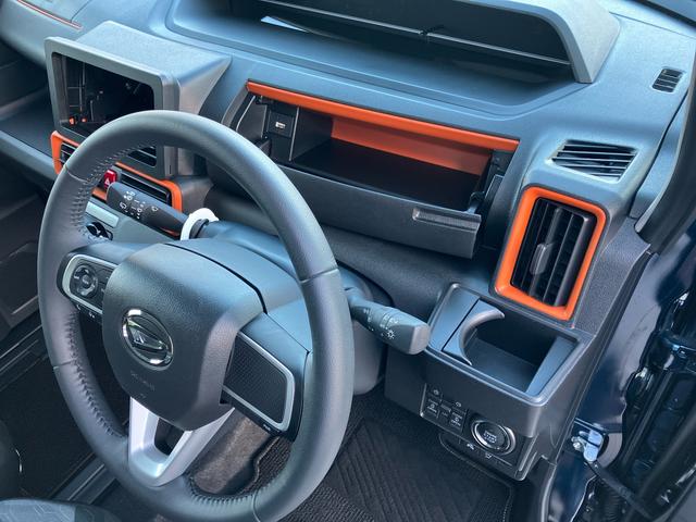 タント ファンクロスターボ 4WD CVT 660cc 両側電動スライドドア 衝突被害軽減ブレーキ 横滑り防止装置 ABS アイドリングストップ プッシュボタンスタート 前席シートヒーター ベンチシート オートエアコン(54枚目)