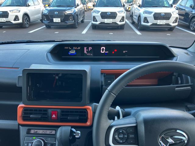 タント ファンクロスターボ 4WD CVT 660cc 両側電動スライドドア 衝突被害軽減ブレーキ 横滑り防止装置 ABS アイドリングストップ プッシュボタンスタート 前席シートヒーター ベンチシート オートエアコン(63枚目)