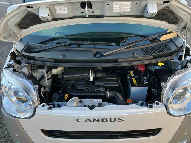 ムーヴキャンバス ストライプスＧ　２ＷＤ　ＣＶＴ　６６０ｃｃ　衝突被害軽減ブレーキ　横滑り防止装置　ＡＢＳ　アイドリングストップ　プッシュボタンスタート　両側電動スライドドア　ディスプレイオーディオ　バックモニター　シートヒーター（11枚目）