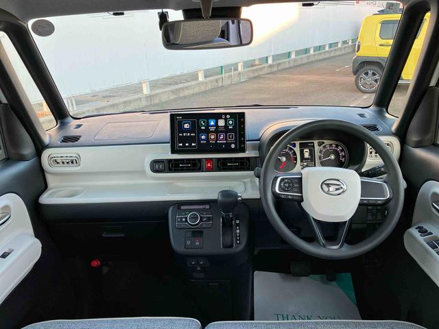 ムーヴキャンバス ストライプスＧ　２ＷＤ　ＣＶＴ　６６０ｃｃ　衝突被害軽減ブレーキ　横滑り防止装置　ＡＢＳ　アイドリングストップ　プッシュボタンスタート　両側電動スライドドア　ディスプレイオーディオ　バックモニター　シートヒーター（38枚目）