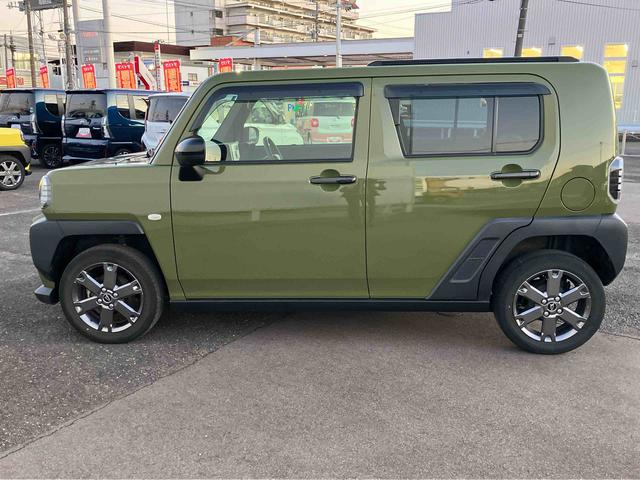 タフト Ｇターボ　４ＷＤ　ドラレコ・ＥＴＣ車載器付車　６６０ｃｃ　４ＷＤ　ＣＶＴ　スカイフィールトップ　ナビ　全方位モニター　クルーズコントロール　衝突被害軽減ブレーキ　横滑り防止装置　ＡＢＳ　アイドリングストップ　プッシュボタンスタート　ワンオーナー車（8枚目）