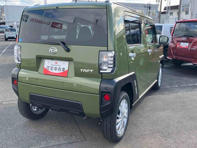 タフト Ｇターボ　ｅｃｏＩＤＬＥ非装着車　４ＷＤ　ＣＶＴ　６６０ｃｃ　スカイフィールトップ　ドラレコ　衝突被害軽減ブレーキ　横滑り防止装置　ＡＢＳ　プッシュボタンスタート　全方位モニター　ディスプレイオーディオ　ＥＴＣ車載器（19枚目）