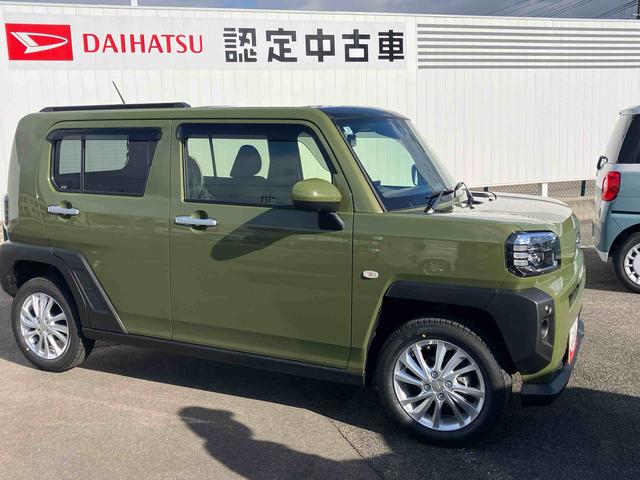 タフト Ｇターボ　ｅｃｏＩＤＬＥ非装着車　４ＷＤ　ＣＶＴ　６６０ｃｃ　スカイフィールトップ　ドラレコ　衝突被害軽減ブレーキ　横滑り防止装置　ＡＢＳ　プッシュボタンスタート　全方位モニター　ディスプレイオーディオ　ＥＴＣ車載器（24枚目）