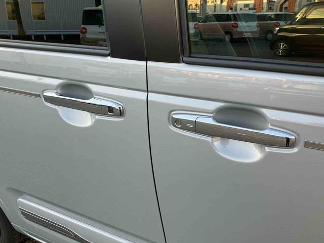 ムーヴキャンバス セオリーＧ　２ＷＤ　ＣＶＴ　６６０ｃｃ　ナビ　全方位モニター　ドラレコ　前席シートヒーター　両側電動スライドドア　衝突被害軽減ブレーキ　横滑り防止装置　ＡＢＳ　アイドリングストップ　プッシュボタンスタート（24枚目）