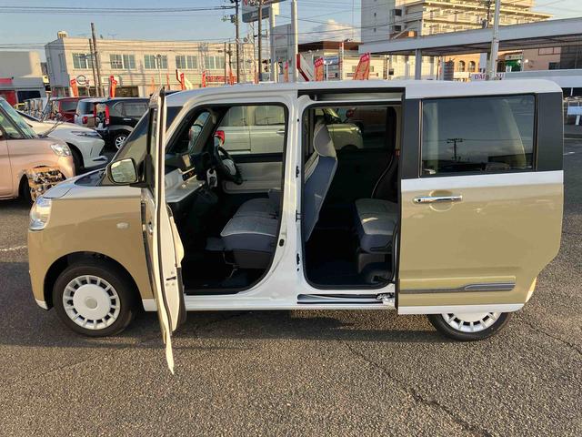 ムーヴキャンバス ストライプスＧ　２ＷＤ　ＣＶＴ　６６０ｃｃ　ナビ　全方位モニター　ドライブレコーダー　両側電動スライドドア　衝突被害軽減ブレーキ　横滑り防止装置　ＡＢＳ　アイドリングストップ　プッシュボタンスタート　シートヒーター（14枚目）