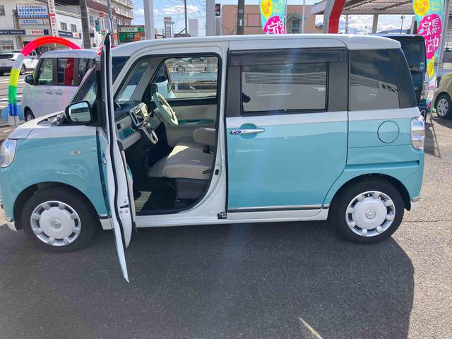 ムーヴキャンバス ＧメイクアップＶＳ　ＳＡＩＩＩ　２ＷＤ　ＣＶＴ　６６０ｃｃ　ナビ　全方位モニター　両側電動スライドドア　衝突被害軽減ブレーキ　横滑り防止装置　ＡＢＳ　アイドリングストップ　プッシュボタンスタート　運転席シートヒーター（12枚目）