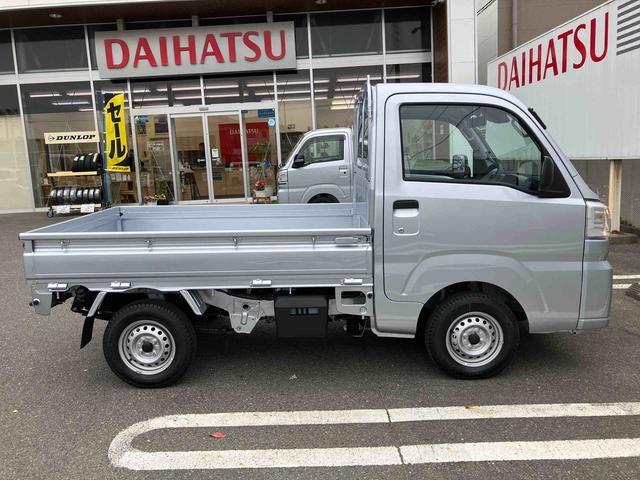 ハイゼットトラック スタンダード　４ＷＤ　ＡＴ車　スマートアシスト搭載車（衝突回避支援ブレーキ・誤発進抑制制御）　コーナーセンサー　エアコン　パワステ　ＡＢＳ　オートライト　ＡＭ／ＦＭラジオ　プリントレザーシート表皮（23枚目）