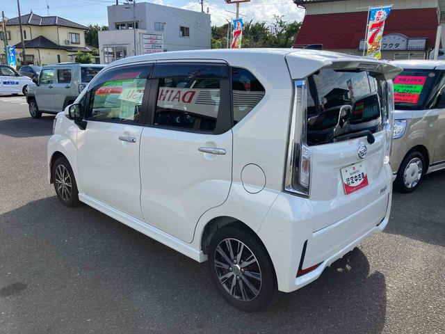 ムーヴ カスタム　ＸリミテッドＩＩ　ＳＡＩＩＩ　２ＷＤ　ＣＶＴ　６６０ｃｃ　ナビ　運転席シートヒーター　衝突被害軽減ブレーキ　横滑り防止装置　ＡＢＳ　運転席・助手席エアバッグ　アイドリングストップ　プッシュボタンスタート　車検整備付（4枚目）