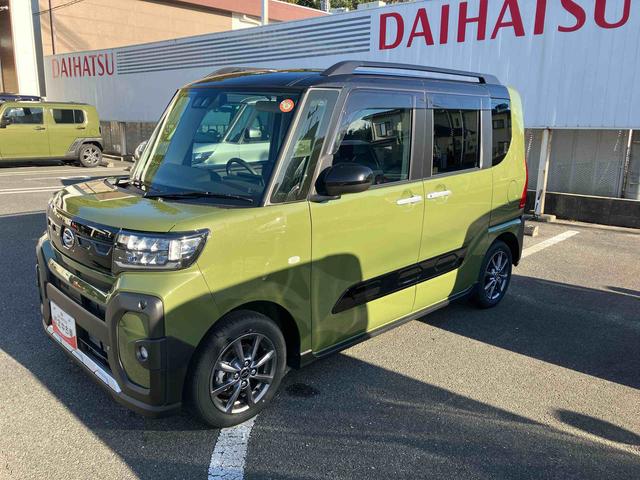 タント ファンクロス 2WD CVT 660cc 両側電動スライドドア ディスプレイオーディオ 前席シートヒーター 衝突被害軽減ブレーキ 横滑り防止装置 ABS アイドリングストップ プッシュボタンスタート(2枚目)