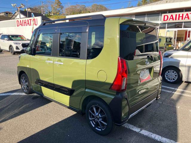 タント ファンクロス 2WD CVT 660cc 両側電動スライドドア ディスプレイオーディオ 前席シートヒーター 衝突被害軽減ブレーキ 横滑り防止装置 ABS アイドリングストップ プッシュボタンスタート(4枚目)