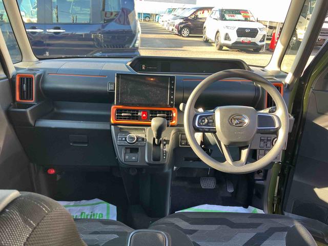 タント ファンクロス 2WD CVT 660cc 両側電動スライドドア ディスプレイオーディオ 前席シートヒーター 衝突被害軽減ブレーキ 横滑り防止装置 ABS アイドリングストップ プッシュボタンスタート(38枚目)