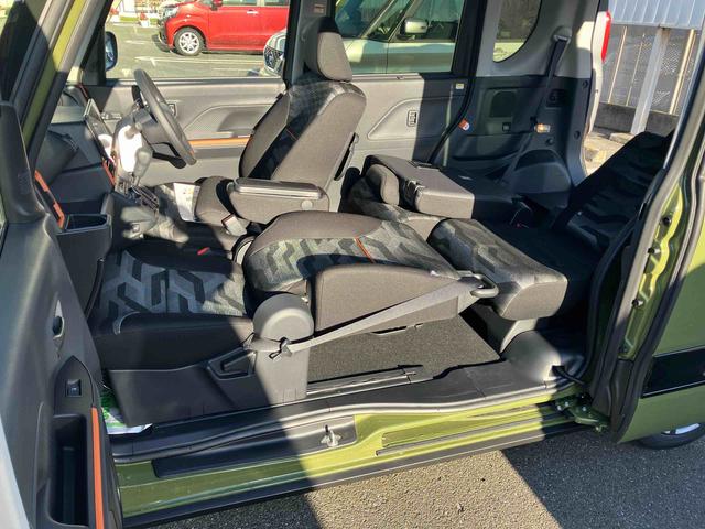 タント ファンクロス 2WD CVT 660cc 両側電動スライドドア ディスプレイオーディオ 前席シートヒーター 衝突被害軽減ブレーキ 横滑り防止装置 ABS アイドリングストップ プッシュボタンスタート(47枚目)