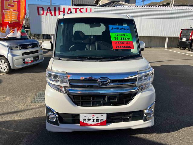 タント カスタムＲＳ　トップエディションＳＡ　ターボ　車検整備付　２ＷＤ　ＣＶＴ　６６０ｃｃ　ターボ　スマートアシスト１　衝突被害軽減ブレーキ　横滑り防止装置　ＡＢＳ　アイドリングストップ　プッシュボタンスタート　両側電動スライドドア　車検整備付　ワンオーナー車（10枚目）