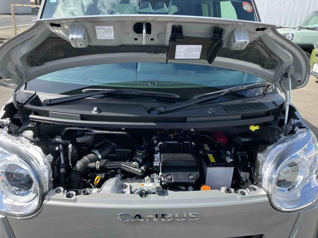 ムーヴキャンバス セオリーＧターボ　２ＷＤ　ＣＶＴ　６６０ｃｃ　ナビ　クルーズコントロール　衝突被害軽減ブレーキ　横滑り防止装置　ＡＢＳ　アイドリングストップ　プッシュボタンスタート　両側電動スライドドア　ホットカップホルダー（69枚目）