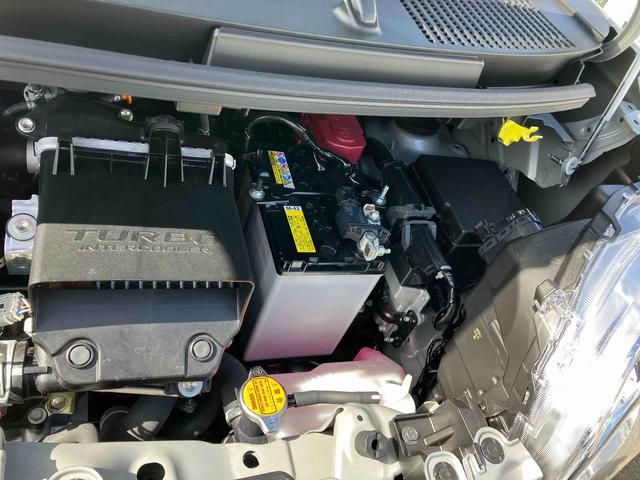 ムーヴキャンバス セオリーＧターボ　２ＷＤ　ＣＶＴ　６６０ｃｃ　ナビ　クルーズコントロール　衝突被害軽減ブレーキ　横滑り防止装置　ＡＢＳ　アイドリングストップ　プッシュボタンスタート　両側電動スライドドア　ホットカップホルダー（71枚目）