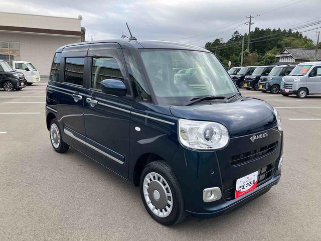 ムーヴキャンバス セオリーＧターボ　４ＷＤ　ＣＶＴ　６６０ｃｃ　ナビ　ドラレコ　全方位モニター　両側電動スライドドア　衝突被害軽減ブレーキ　横滑り防止装置　ＡＢＳ　アイドリングストップ　プッシュボタンスタート　車検整備付　ワンオーナー車（6枚目）