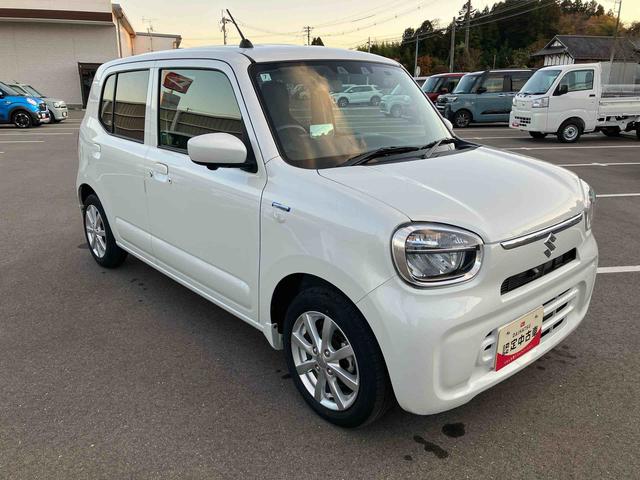 アルト ハイブリッドＸ　２ＷＤ　ＣＶＴ　６６０ｃｃ　全方位モニター付ディスプレイオーディオ装着車　デュアルカメラブレーキサポート　衝突被害軽減ブレーキ　ＡＢＳ　サイドエアバッグ　アイドリングストップ　プッシュボタンスタート（3枚目）