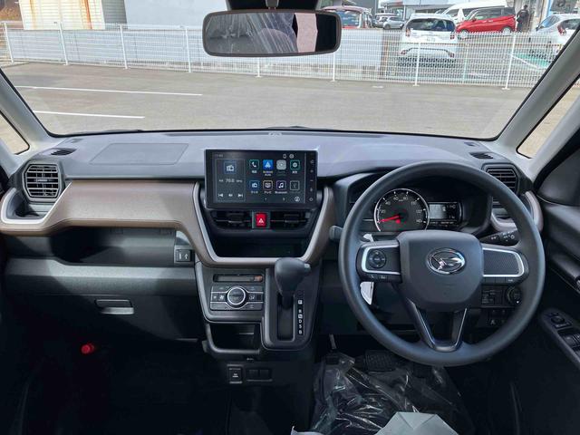 ムーヴ Ｘ　２ＷＤ　ＣＶＴ　６６０ｃｃ　両側スライドドア　衝突被害軽減ブレーキ　横滑り防止装置　ＡＢＳ　アイドリングストップ　プッシュボタンスタート　ディスプレイオーディオ　ＵＳＢ入力端子（9枚目）