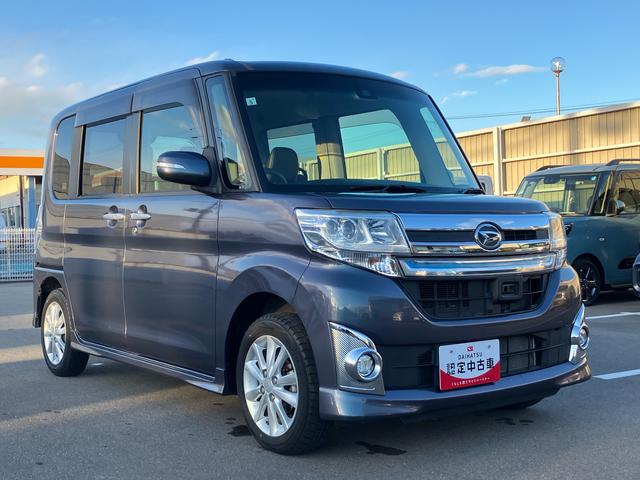 タント カスタムＸ　トップエディションＳＡＩＩ　２ＷＤ　ＣＶＴ　６６０ｃｃ　ナビ　後席モニター　ステアリングスイッチ　衝突被害軽減ブレーキ　横滑り防止装置　ＡＢＳ　アイドリングストップ　プッシュボタンスタート　両側スライドドア　ベンチシート（6枚目）