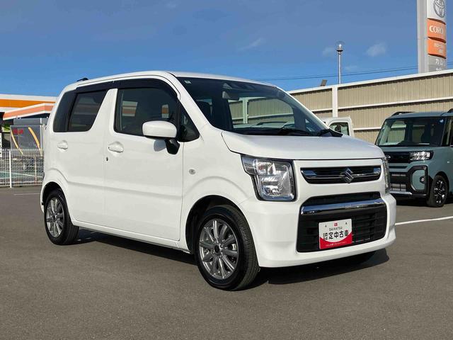 ワゴンＲ ＦＸ　２ＷＤ　フロアシフト５速マニュアル　６６０ｃｃ　デュアルカメラブレーキサポート　ＡＢＳ　運転席・助手席エアバッグ　プッシュボタンスタート　運転席シートヒーター　社外アルミ（6枚目）