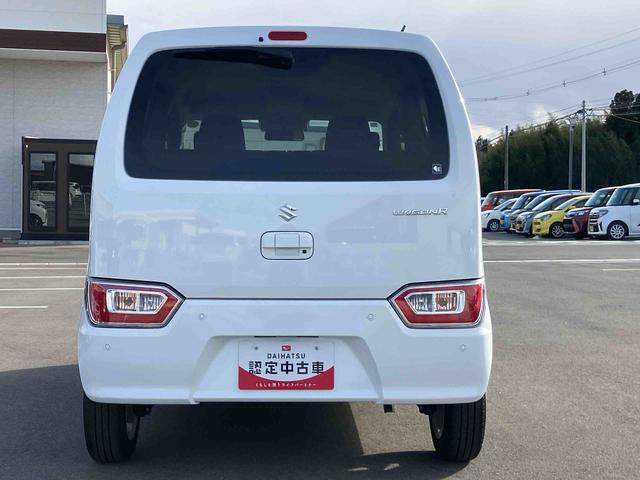 ワゴンＲ ＦＸ　２ＷＤ　フロアシフト５速マニュアル　６６０ｃｃ　デュアルカメラブレーキサポート　ＡＢＳ　運転席・助手席エアバッグ　プッシュボタンスタート　運転席シートヒーター　社外アルミ（61枚目）