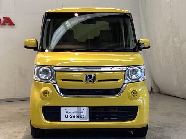Ｎ－ＢＯＸ Ｇ・Ｌターボホンダセンシング　光触媒抗菌消臭施工済　エンジンスターター　ナビ　シートヒーター　ＭＴモード　ＥＴＣ　Ｗ電動ドア　リアカメラ　衝突軽減ブレーキ　クルコン　地デジ　フルタイム４ＷＤ　ＬＥＤライト　ＵＳＢ　パワーウィンドウ（2枚目）