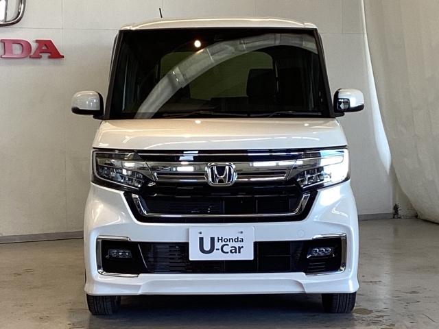 Ｎ－ＢＯＸカスタム Ｌ　ドライブレコーダー装備車　光触媒抗菌消臭施工済　障害物センサー　ナビ　シートヒーター　Ｐソナー　サイドエアバッグ　Ａストップ　ベンチシート　キーフリーシステム　ＬＥＤライト　リアカメ　ＡＣ　スマキー（2枚目）