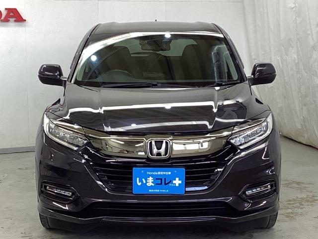 ヴェゼル ハイブリッドＺ・ホンダセンシング　いまコレ＋新品・ドライブレコーダー付　光触媒抗菌消臭施工済　Ｂモニター　ドラレコ付　サイドエアバッグ　ＵＳＢポート　ＶＳＡ　ＬＥＤヘッドランプ　シ－トヒ－タ－　ＡＣ　クルーズコントロール　フルセグ（4枚目）