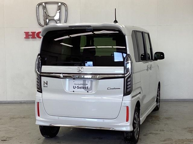 N-BOXカスタム L 光触媒抗菌消臭施工済 障害物センサー シートヒーター Iストップ Bモニター LEDランプ フルオートエアコン パーキングセンサー クルーズコントロール キーレスエントリー パワーウィンドウ 4WD(3枚目)