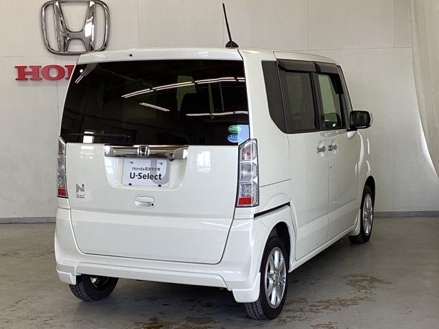 Ｎ－ＢＯＸ ＧＳＳパッケージ　光触媒抗菌消臭施工済　シートヒーター　ＥＴＣ　１セグＴＶ　アイドリングストップ機能　ナビテレビ　スマートキー＆プッシュスタート　フルオートエアコン　リヤカメラ　キーフリー　ＥＳＣ　ＡＢＳ　４ＷＤ（3枚目）