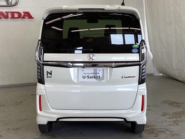 Ｎ－ＢＯＸカスタム Ｇ・Ｌホンダセンシング　光触媒抗菌消臭施工済　エンジンスターター　シートヒーター　ＥＴＣ　ナビ・ＴＶ　ＥＳＣ　ＣＭＢＳ　Ｂカメ　カーテンエアバック　ＰＳ　フルタイム４ＷＤ　パワーウィンドウ　インテリジェントキー　エアコン（4枚目）