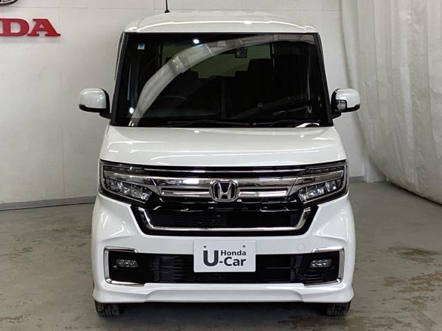 Ｎ－ＢＯＸカスタム Ｌ　光触媒抗菌消臭施工済　障害物センサー　シートヒーター　横滑り防止機能　盗難防止システム　ＡＡＣ　ＥＣＯＮ　シ－トヒ－タ－　ＬＥＤヘッドライト　Ｒカメラ　クルコン　フルセグＴＶ　サイドエアバッグ　ソナー（2枚目）