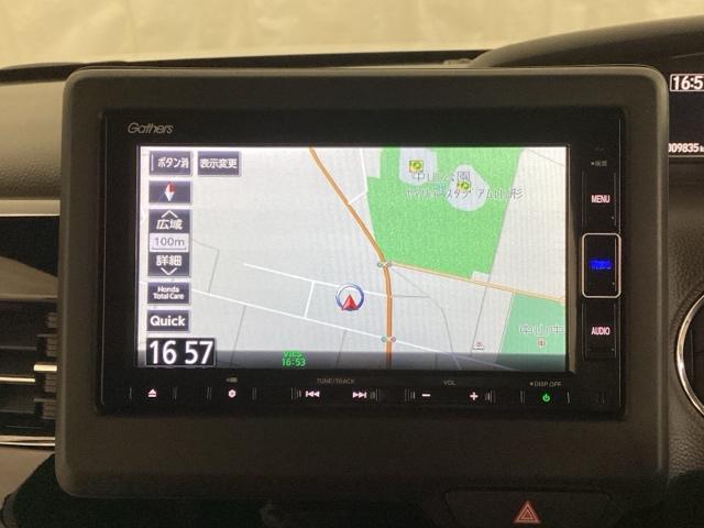 Ｎ－ＢＯＸカスタム Ｌ　光触媒抗菌消臭施工済　障害物センサー　シートヒーター　横滑り防止機能　盗難防止システム　ＡＡＣ　ＥＣＯＮ　シ－トヒ－タ－　ＬＥＤヘッドライト　Ｒカメラ　クルコン　フルセグＴＶ　サイドエアバッグ　ソナー（6枚目）