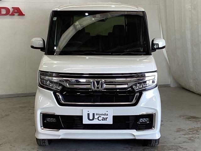 Ｎ－ＢＯＸカスタム Ｌ　光触媒抗菌消臭施工済　エンジンスターター　ドラレコ前後　障害物センサー　シートヒーター　ＥＴＣ　横滑り防止機能　盗難防止システム　ＡＡＣ　ＥＣＯＮ　シ－トヒ－タ－　ＬＥＤヘッドライト　Ｒカメラ　ソナー（2枚目）