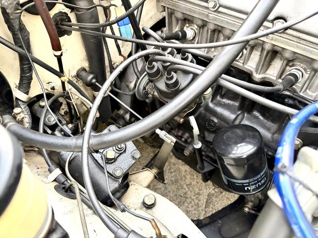 １１７クーペ ＸＣ　純正マッドガード　ナルディステアリング　ＲＳワタナベホイル　社外ＬＥＤライト　ＳＵツインＯ／Ｈ　ブレーキＯ／Ｈ　セルモーターＯ／Ｈ　ジェネレーターＯ／Ｈ　クーラーコンプレッサーＯ／Ｈ　燃料タンク交換（57枚目）