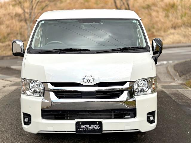 ハイエースワゴン GLファインテックツアラー 特装車 禁煙車 寒冷地仕様 純正15インチアルミ LEDヘッドライト+LEDフォグ 両側パワースライド 前後カメラドラレコ デジタルインナーミラー 純正リモスタ 7インチメモリーナビ 12インチフリップダウン(3枚目)