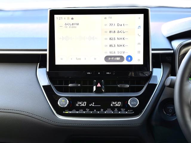 カローラクロス ハイブリッド　Ｚ　登録済未使用　４ＷＤ　寒冷地仕様パノラマルーフ　１０．５インチディスプレイオーディオＰＬＵＳ　フルセグ　ＡＣ１００Ｖ１５００Ｗ電源　本革パワーシート　シートヒーター＋ベンチレーション＋ハンドルヒーター（27枚目）