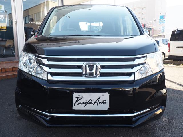 ステップワゴン 後期　Ｇ　Ｅセレクション　純正９型ナビ　ＡＬＰＩＮＥモニター　電動ドア　スマートキー　８人乗り　社外１５インチアルミ　地デジＴＶ　Ｂｌｕｅｔｏｏｔｈ　ＣＤ録音　ＤＶＤ　ＳＤ　ＵＳＢ　バックカメラ　ＥＴＣ　クルコン　横滑り防止　ｉ－ＳＴＯＰ　関東１オーナー　禁煙車（2枚目）